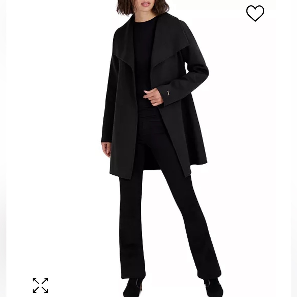 Tahari wrap coat - Picture 7 of 7